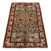 فرش قدیمی دستباف یک متری سی پرشیا کد 156041