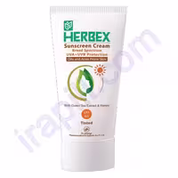 کرم ضد آفتاب رنگی بژ متوسط هربکس SPF60 حجم 50 میلی لیتر