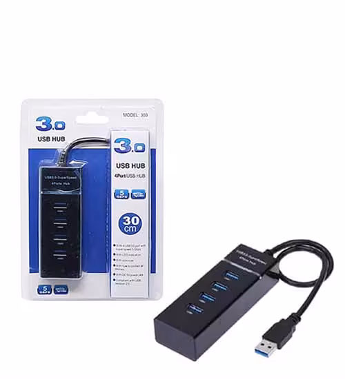 هاب 4 پورت Usb 3.0 مدل 303