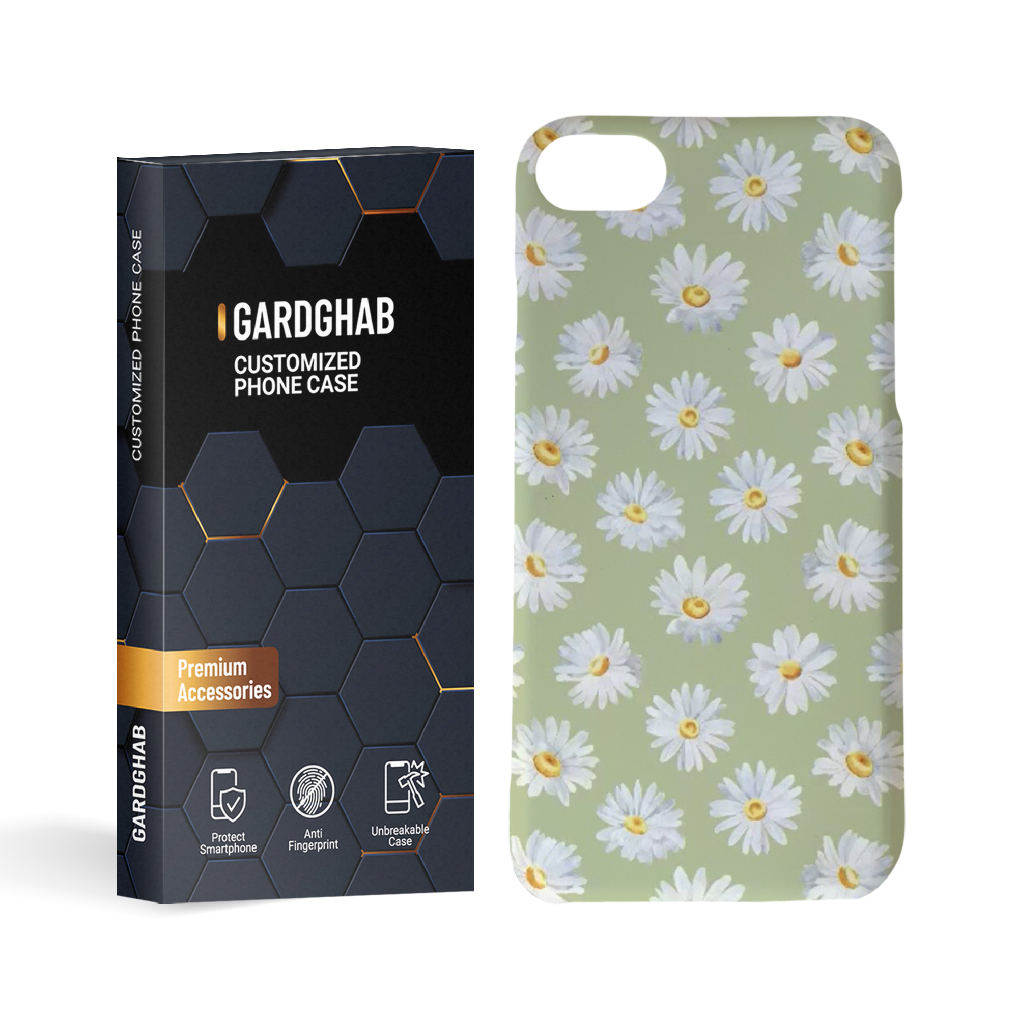  کاور گارد قاب مدل گل مناسب برای گوشی موبایل اپل iphone 7 / 8 / se2020