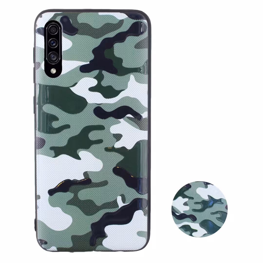 کاور مدل 18 مناسب برای گوشی موبایل سامسونگ Galaxy A30S / A50 / A50S به همراه پایه نگهدارنده