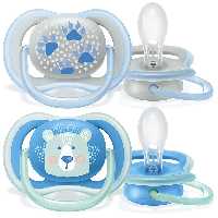 پستانک ارتودنسی الترا ایر 6 - 18 ماه فیلیپس اونت philips avent بسته دو عددی طرح خرس/پنجه