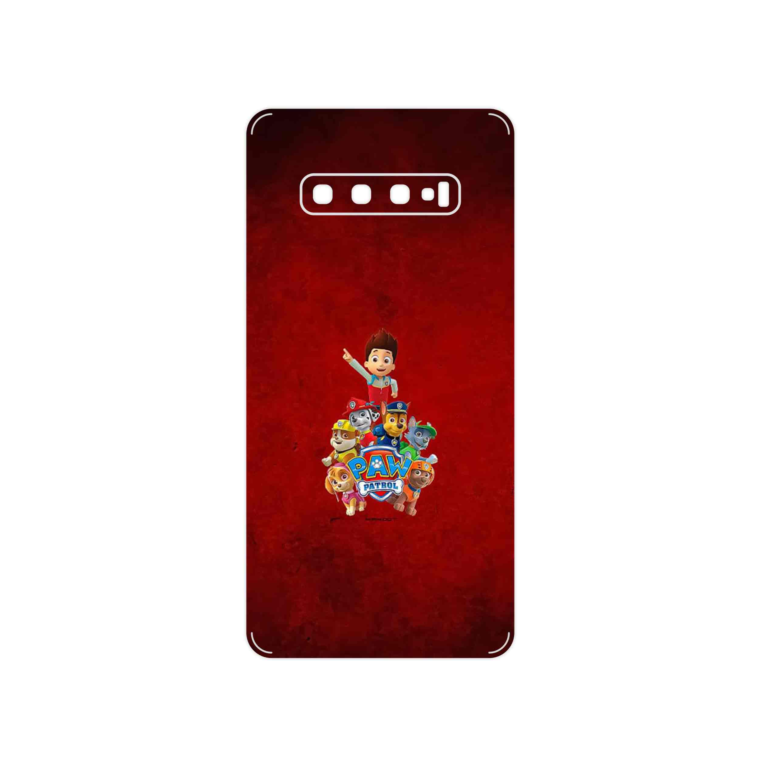 برچسب پوششی ماهوت مدل Paw Patrol مناسب برای گوشی موبایل سامسونگ Galaxy S10 Plus