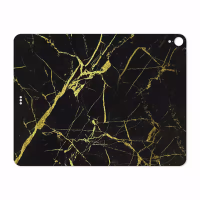 برچسب پوششی ماهوت مدل Graphite-Gold-Marble مناسب برای تبلت اپل iPad Pro 12.9 (GEN 3) 2018 A1895