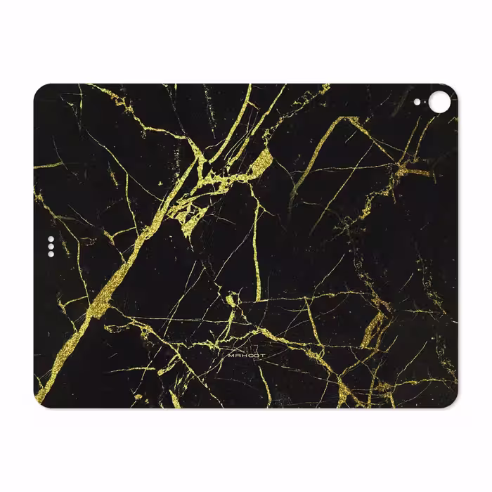 برچسب پوششی ماهوت مدل Graphite-Gold-Marble مناسب برای تبلت اپل iPad Pro 12.9 (GEN 3) 2018 A1895