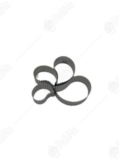 کاتر برش استیل اشک کج کنگره(4تایی)