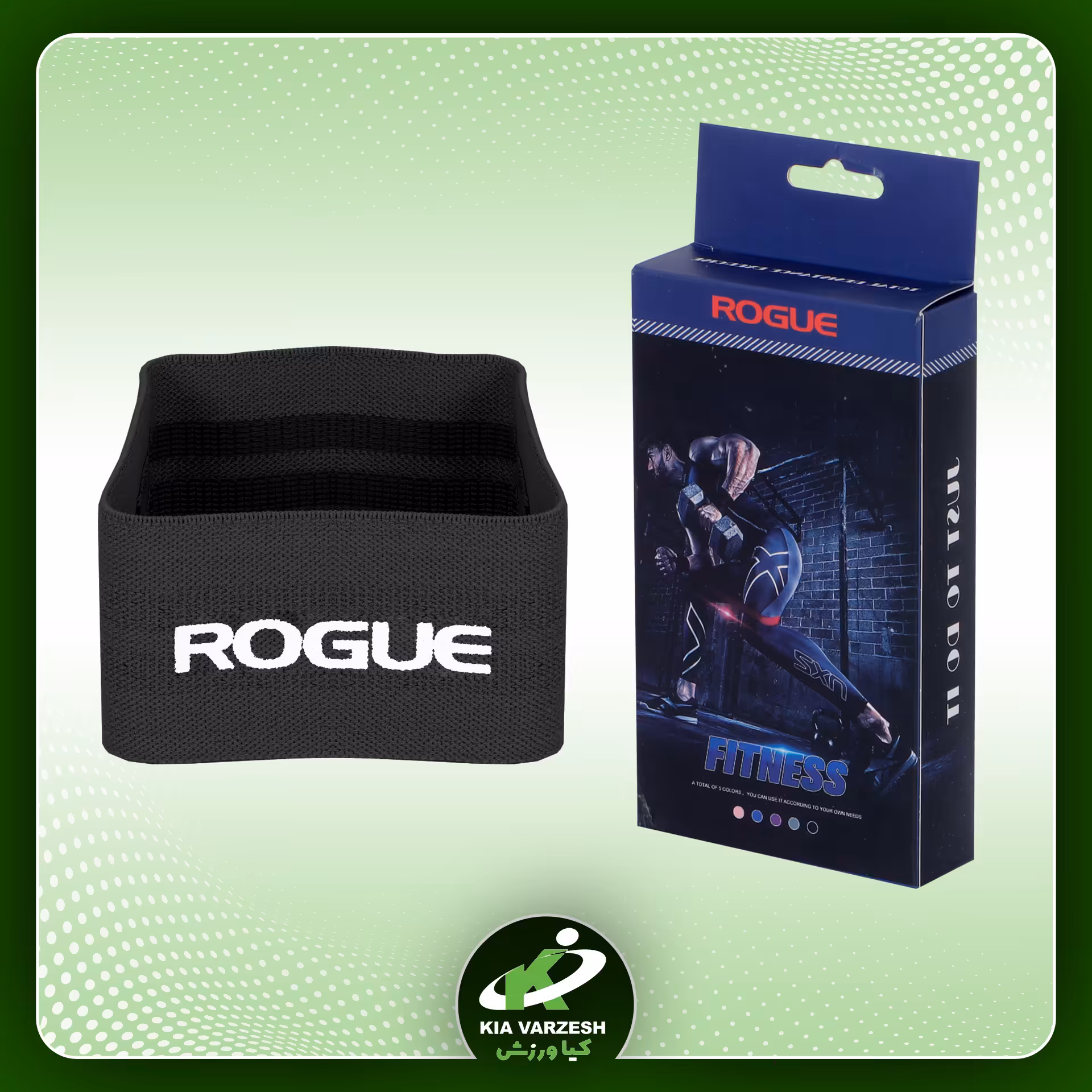 کش مینی لوپ پارچه‌ای روگ ROGUE مشکی رنگ - مشخصات، قیمت و خرید