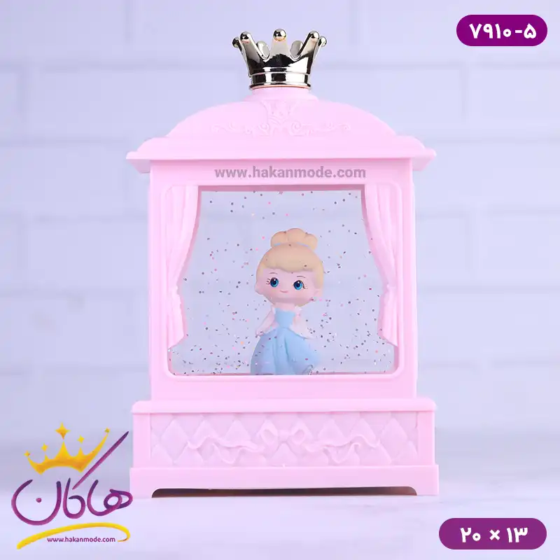 کیوسک موزیکال صورتی سیندرلا همراه با کابل 7910/5