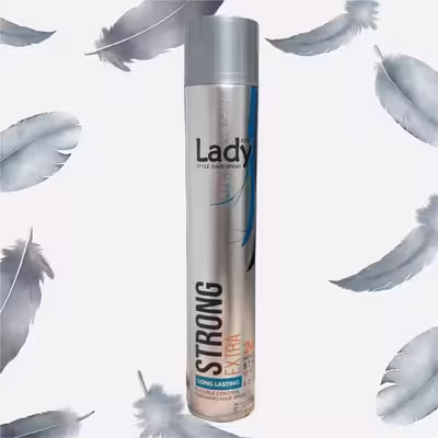 اسپری حالت دهنده مو لیدی کالر مدل Strong Extra حجم 500 میلی لیتر