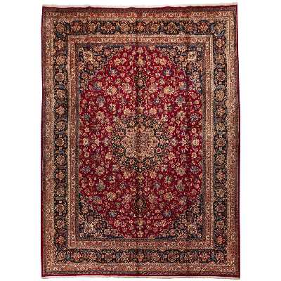 فرش قدیمی دستباف دوازده و نیم متری سی پرشیا کد 187323