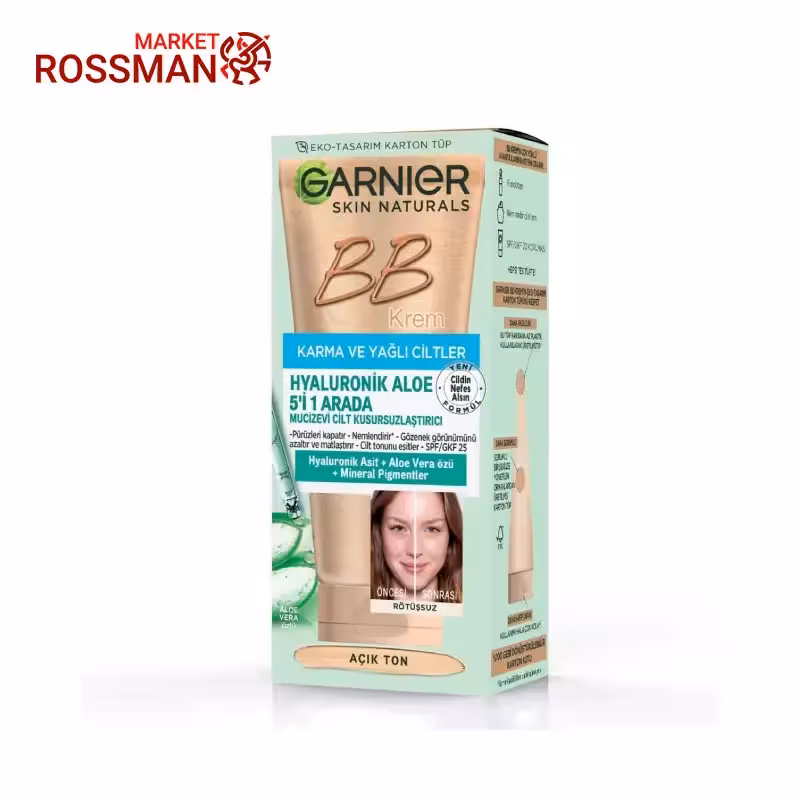 بی بی کرم گارنیر Garnier مدل رنگ روشن حجم 40 میلی لیتر