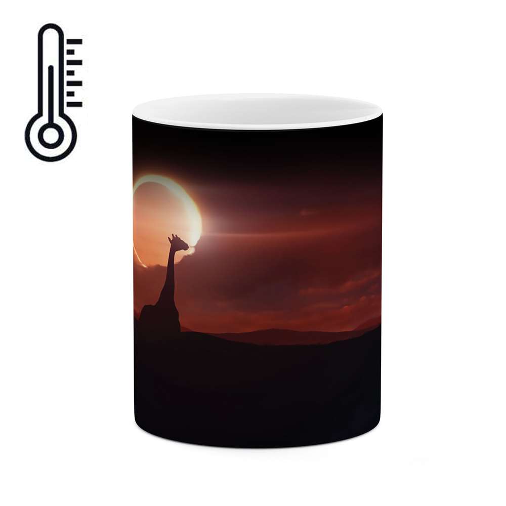 ماگ حرارتی طرح زرافه مدل mgh01161