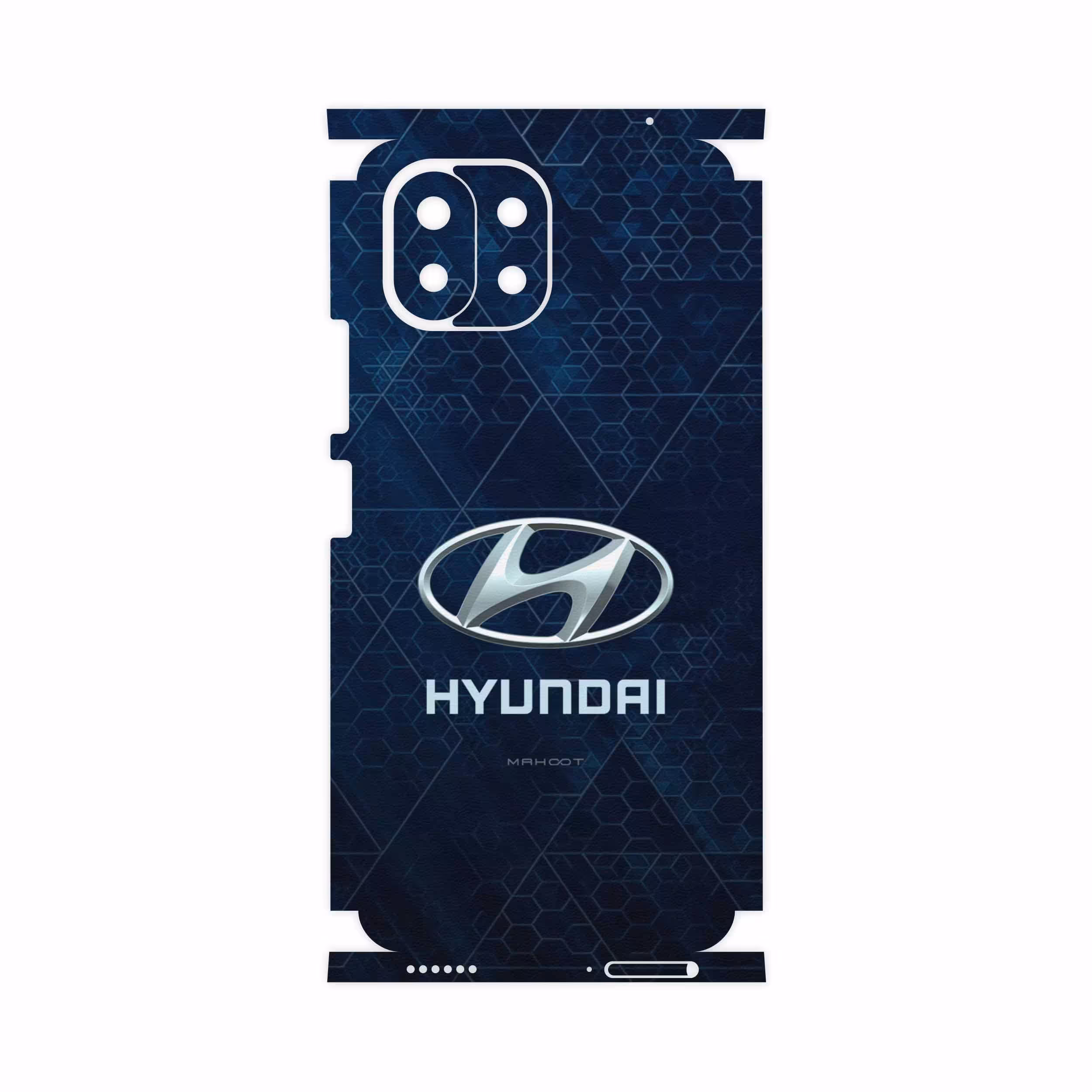 برچسب پوششی ماهوت مدل Hyundai-Logo-FullSkin مناسب برای گوشی موبایل شیائومی 11 Lite 5G NE