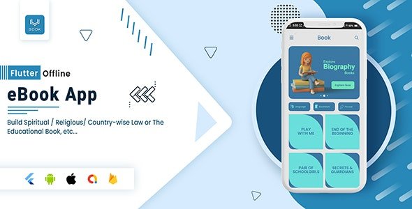دانلود اپلیکیشن فلاتر کتاب الکترونیکی Offline eBook