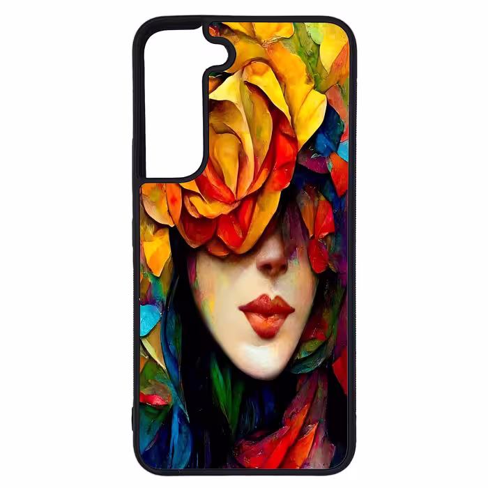 کاور طرح نقاشی چهره کد G-043 مناسب برای گوشی موبایل سامسونگ Galaxy S22 | دیجی قاب دونی