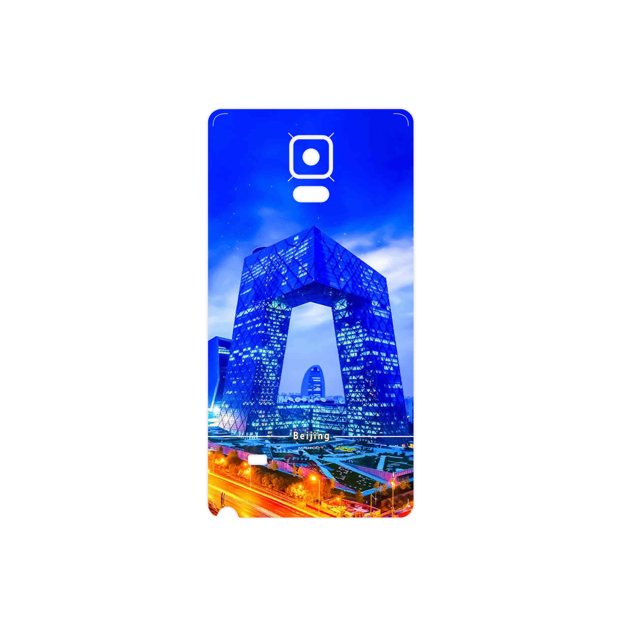 برچسب پوششی ماهوت مدل Beijing city مناسب برای گوشی موبایل سامسونگ Galaxy Note 4