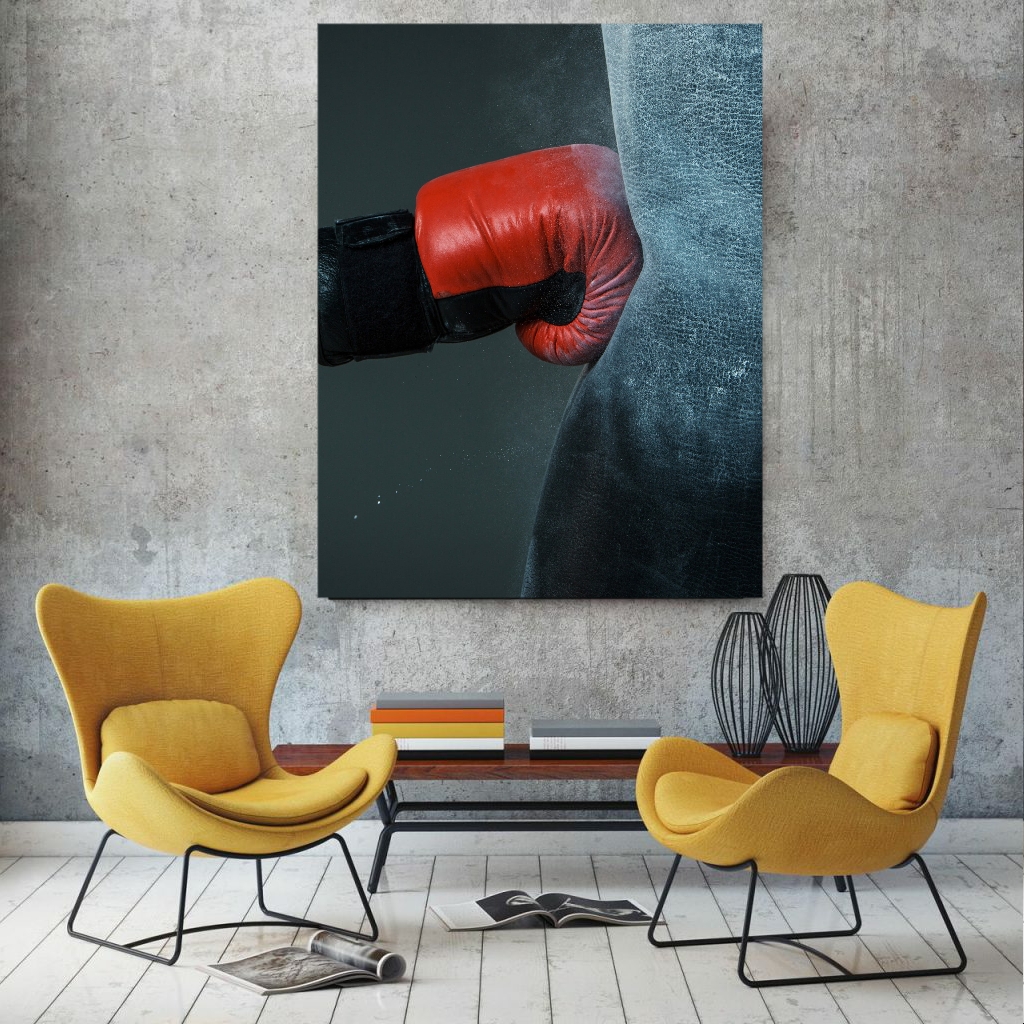 تابلو بوم طرح ورزشی مدل بکس کد SDB3048