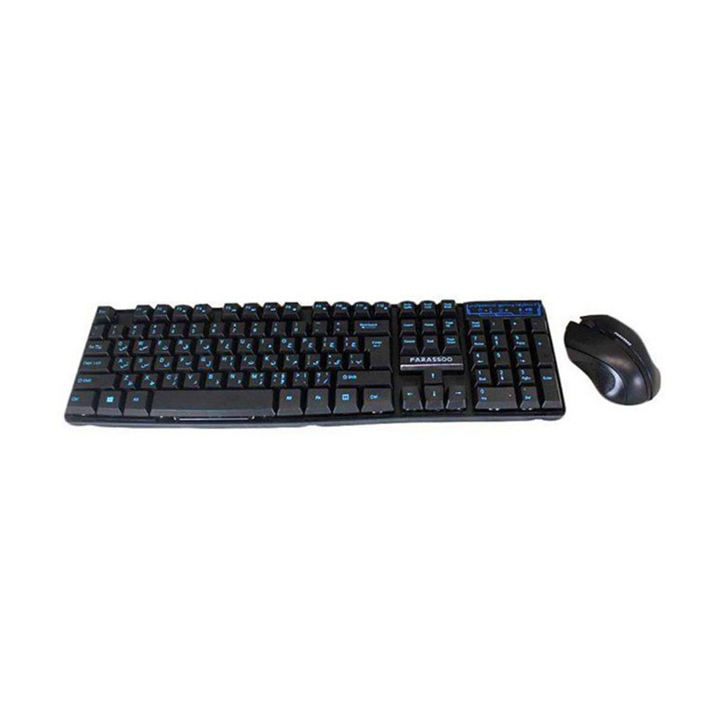 کيبورد و ماوس بی سیم فراسو مدل FCM-8282 RF