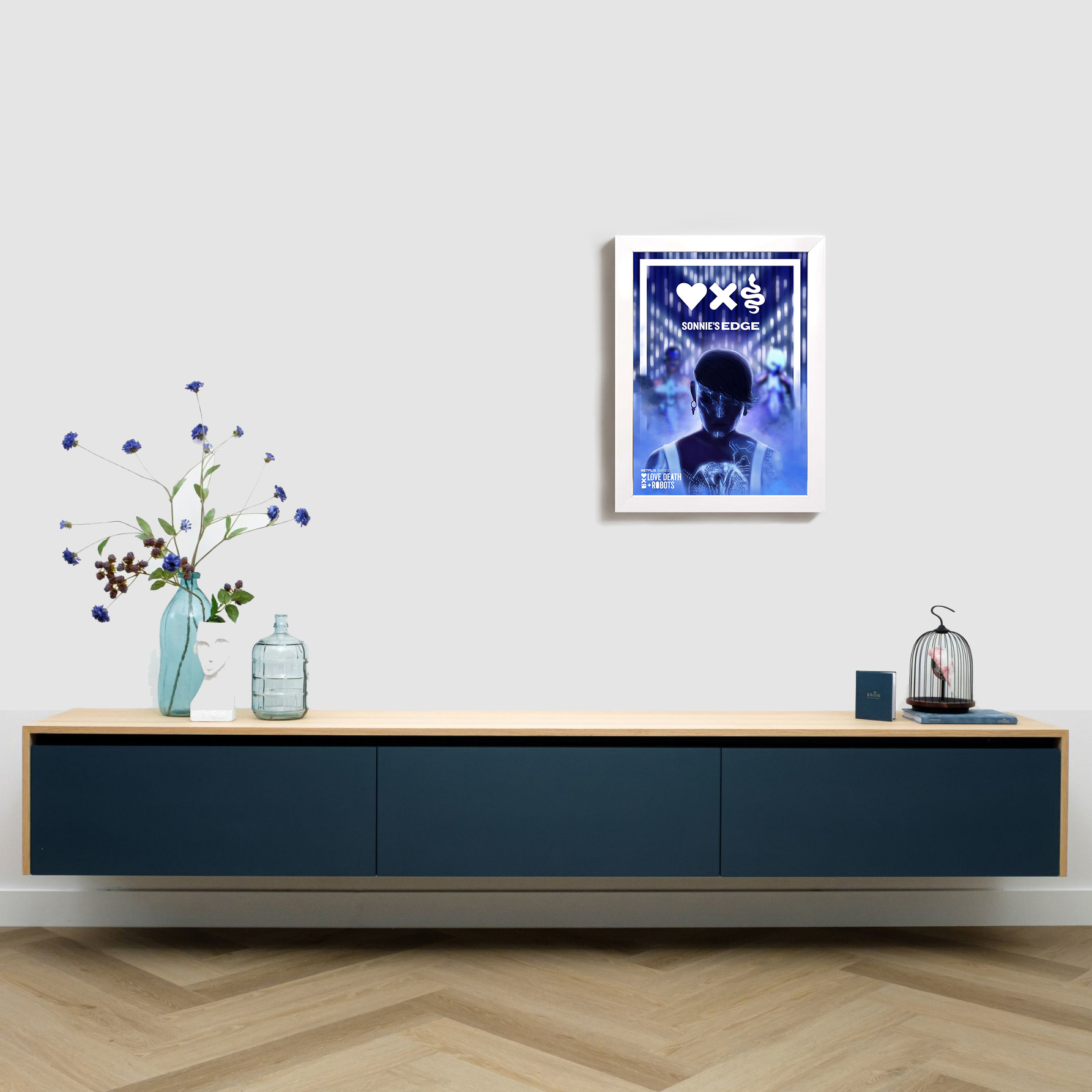 تابلو مدل سریال عشق مرگ و ربات ها love death and robots W296