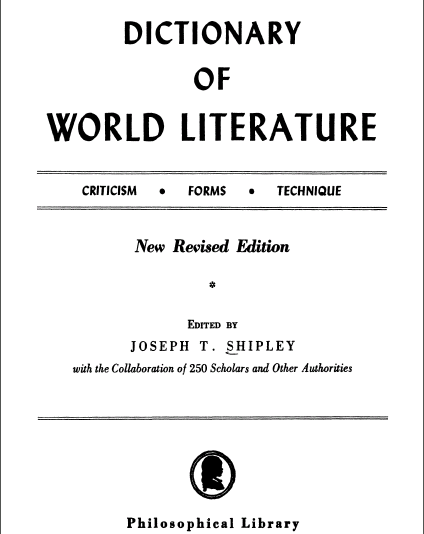 خرید و دانلود نسخه کامل کتاب Dictionary of World Literary Terms - pdf