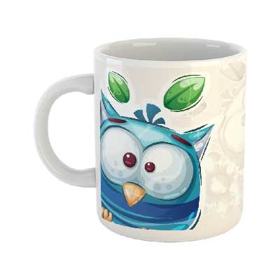 ماگ طرح جغد مدل علی اصغر