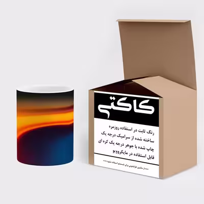 ماگ حرارتی کاکتی طرح فانتزی مدل mgh15734