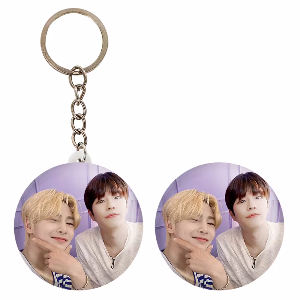 پیکسل خندالو مدل جونگین و سونگمین گروه استری کیدز Stary Kids کد 16898 به همراه جاکلیدی