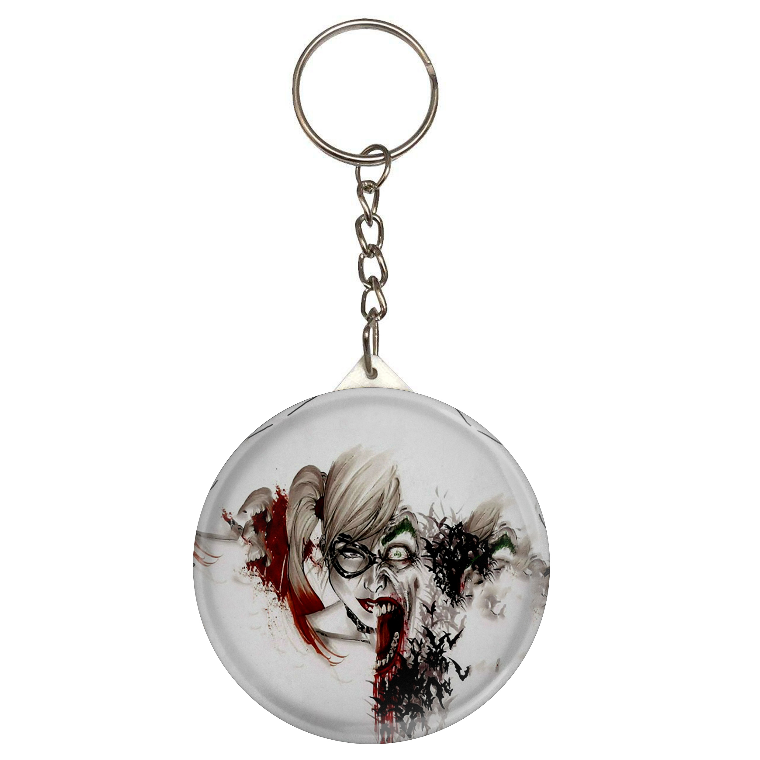 جاکلیدی طرح جوکر و هارلی کوئین مدل S4925 