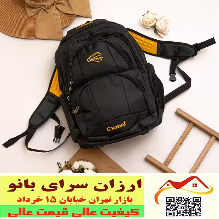 کوله پشتی لپ تاپ دانشجویی و مدرسه  دارای سیم هندزفری و یو اس بی کد 2609076