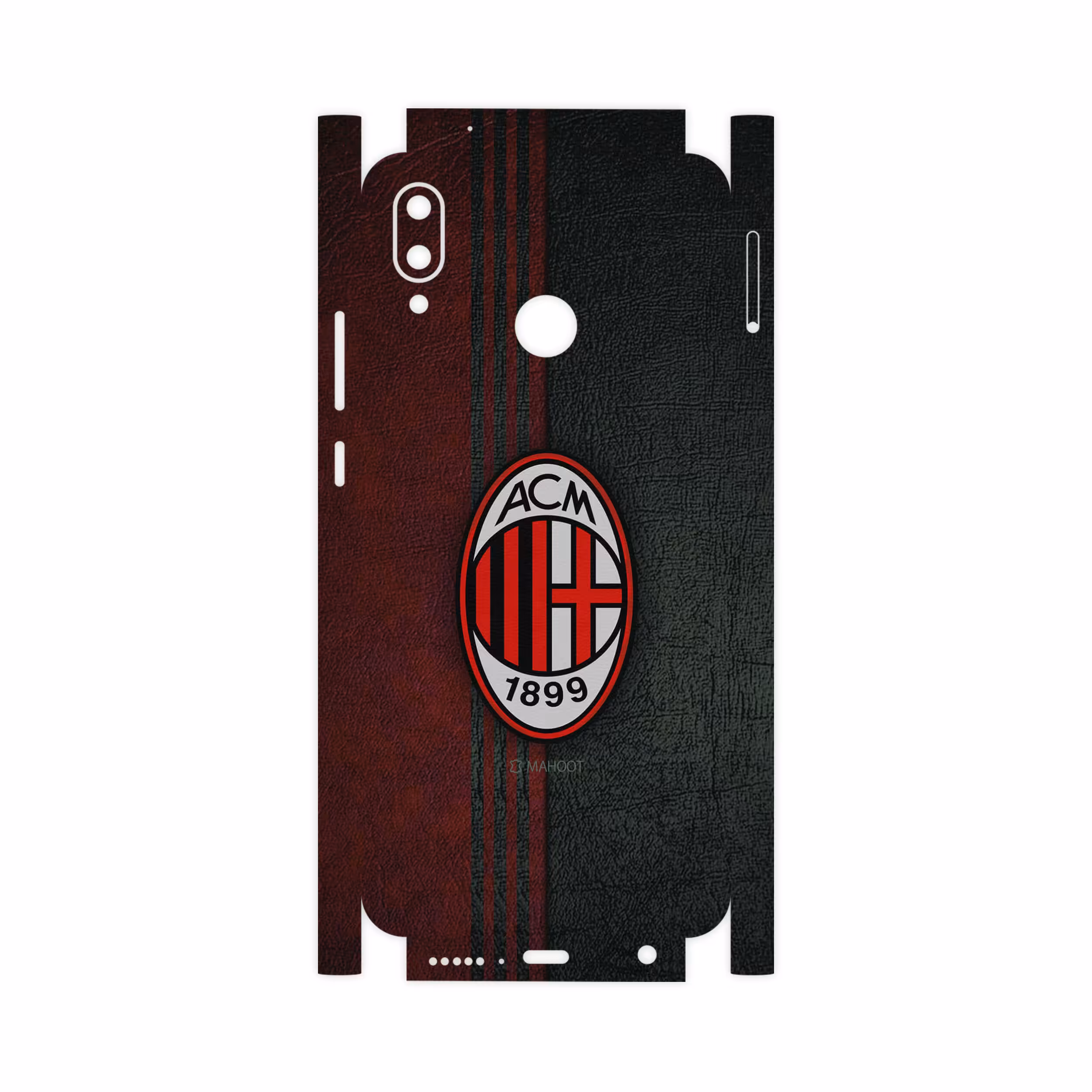 برچسب پوششی ماهوت مدل AC-Milan-FC-FullSkin مناسب برای گوشی موبایل هوآوی Nova 3e