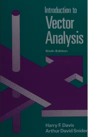 خرید و دانلود نسخه کامل کتاب Introduction to vector analysis (6th Edition) - Pdf