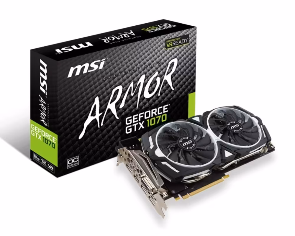 کارت گرافیک ام اس آی  GTX 1070 ARMOR OC 8GB