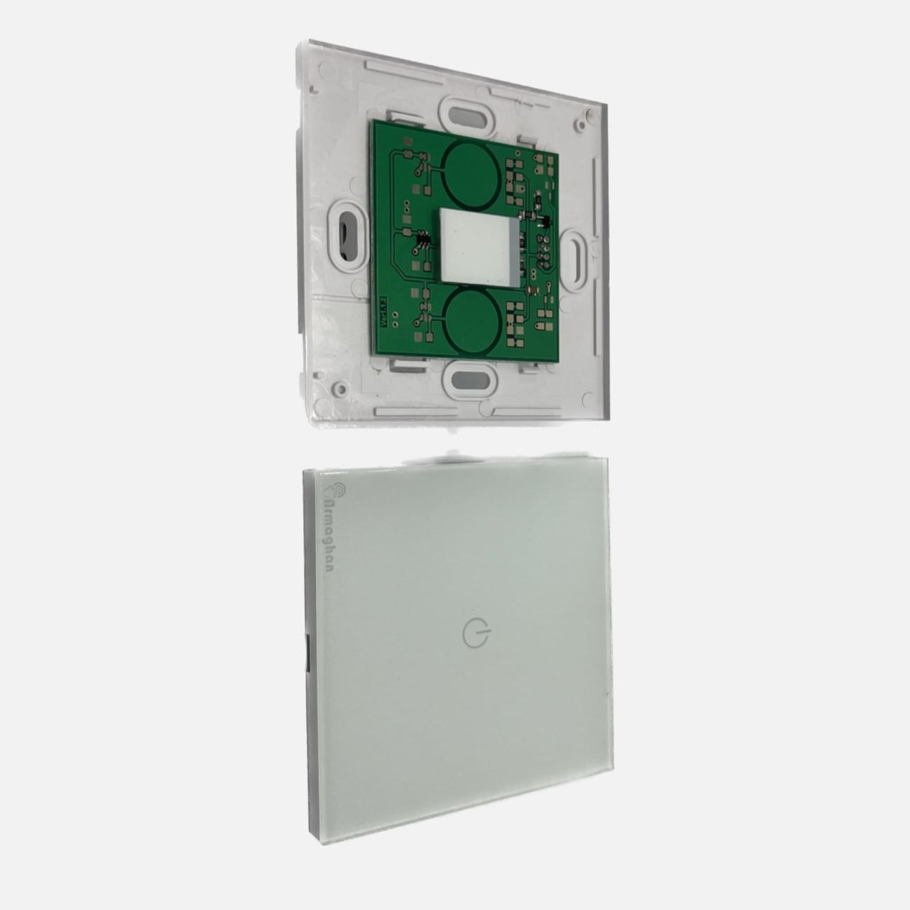 کلید لمسی ارمغان مدل SMART PRO  تک پل رنگ سفید