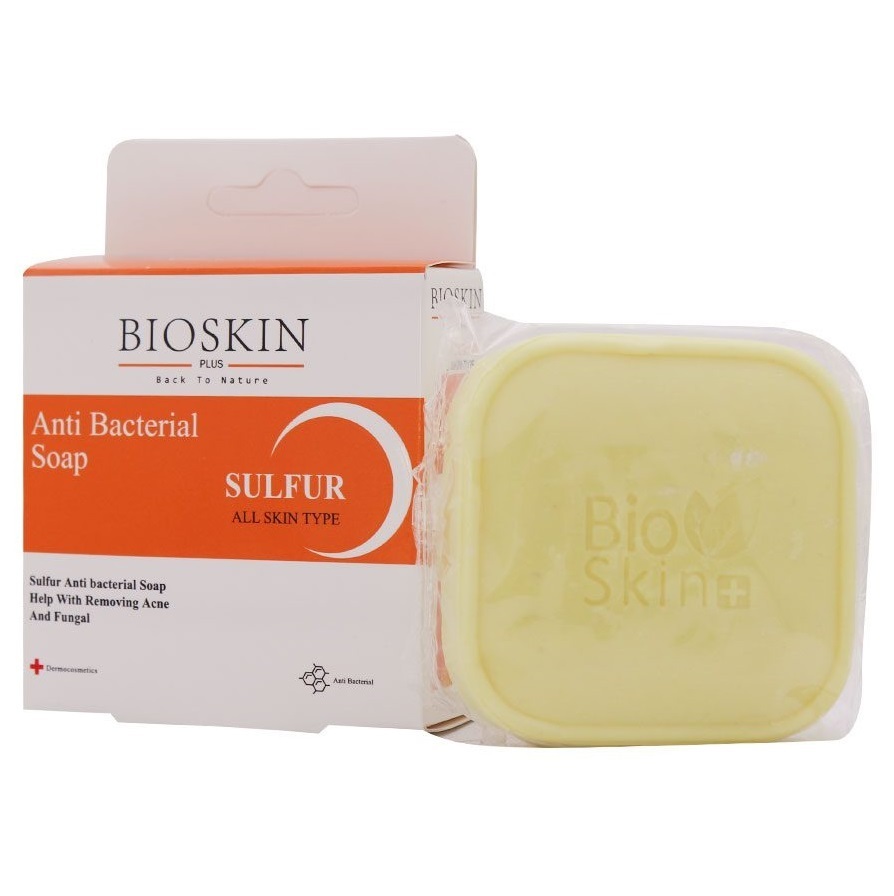 بایو اسکین صابون آنتی باکتریال گوگرد 100 گرم Anti Bacterial Sulfur