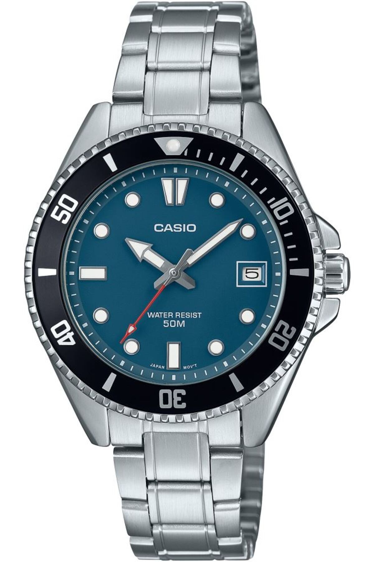 ساعت خاکستری مردانه مچی MDV 10D اورجینال Casio