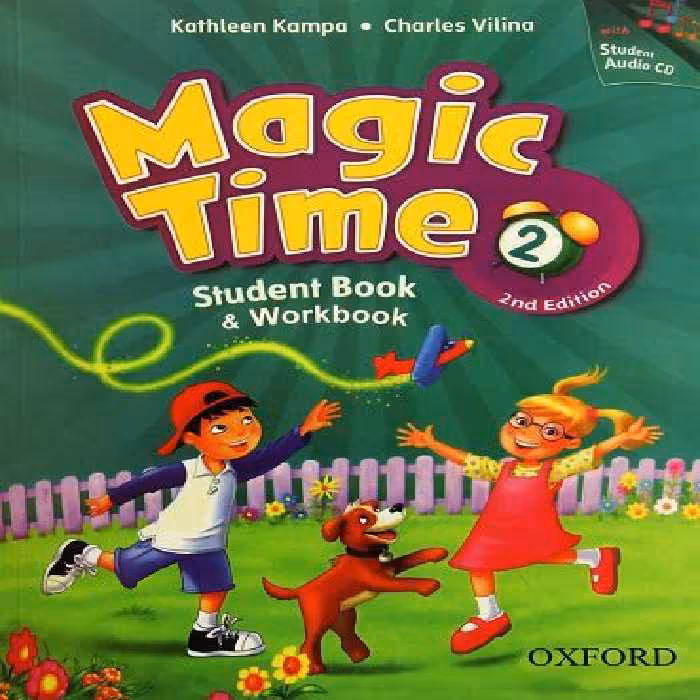 Magic Time 2 2nd SB WB CD کتاب مجیک تایم 2 رحلی (کتاب دانش آموز کتاب کار CD)