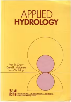 󾕇 V. T. Chow, Applied Hydrology, 1988 - دانلود کتاب های دانشگاهی