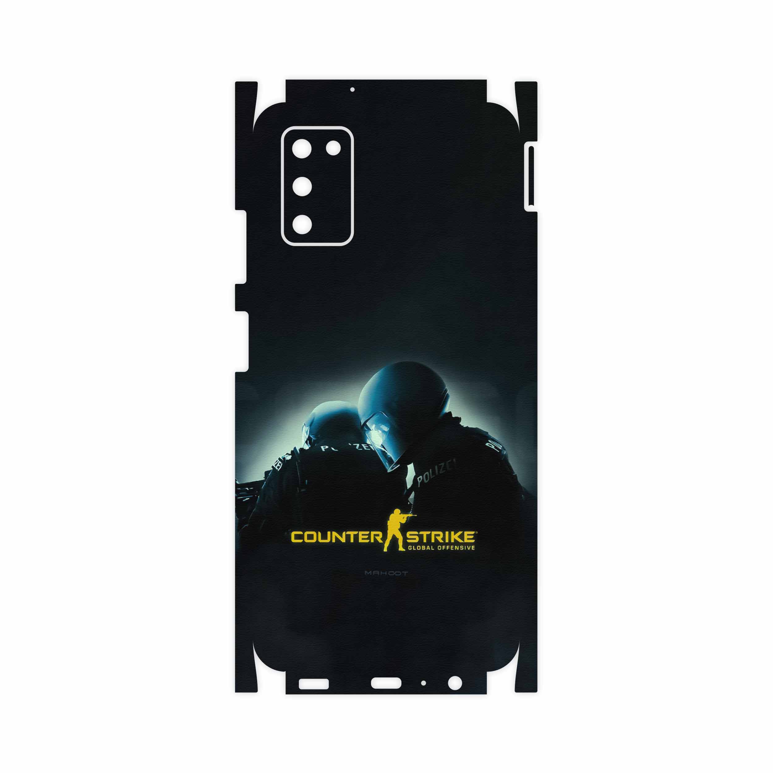 برچسب پوششی ماهوت مدل Counter-Strike-FullSkin مناسب برای گوشی موبایل سامسونگ Galaxy A03S