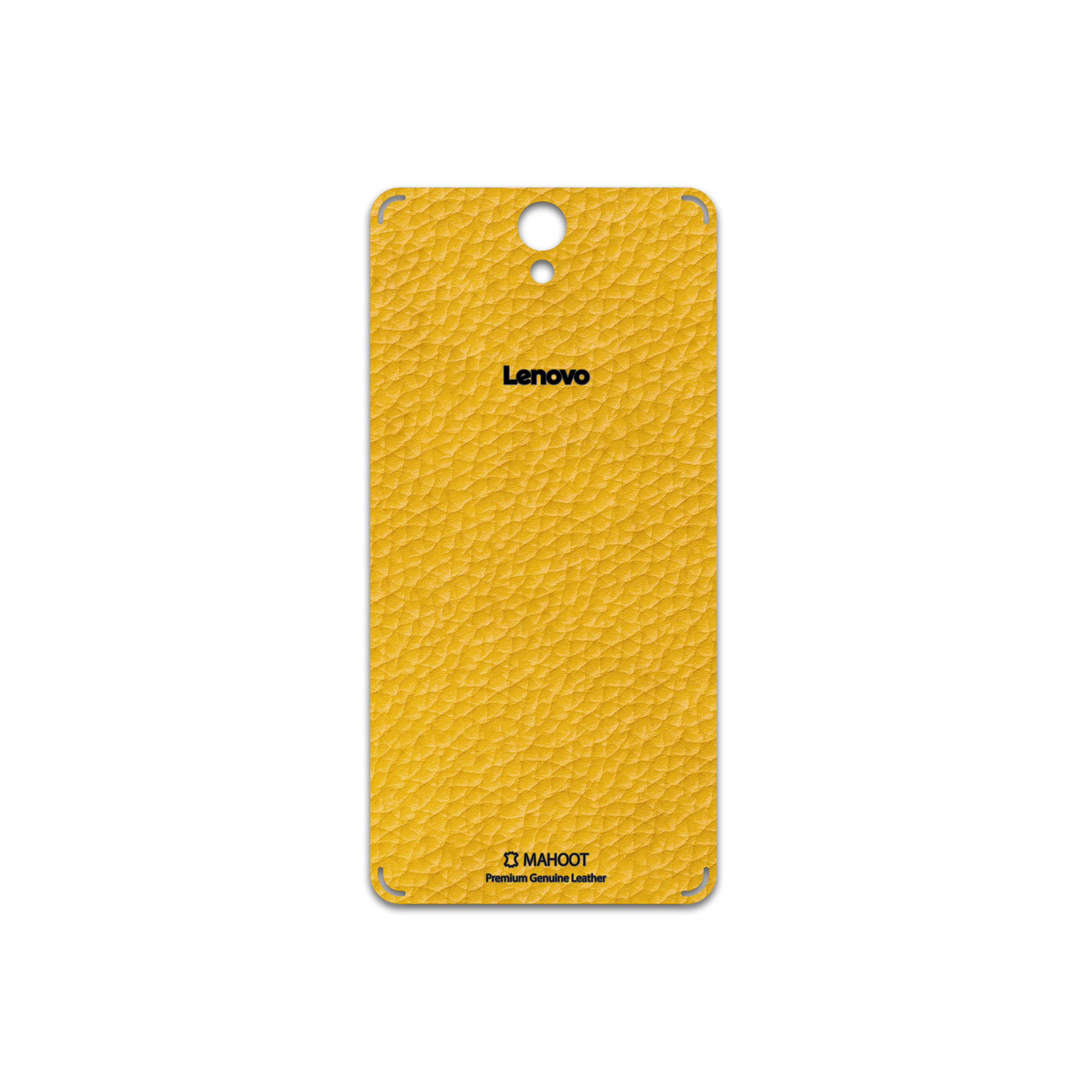 برچسب پوششی ماهوت مدل Mustard-Leather مناسب برای گوشی موبایل لنوو Vibe S1