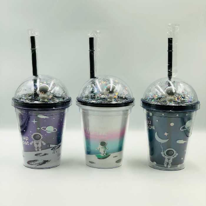 لیوان اسموتی مدل  چراغ دار فانتزی کد 6561-3