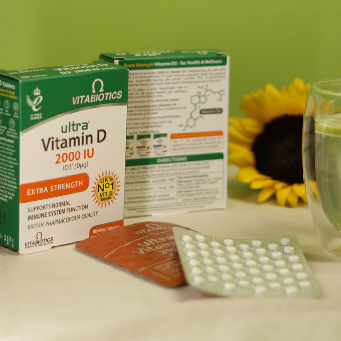 ویتامین دی 2000 ویتابیوتیکس | مکمل تقویت استخوان و سیستم ایمنی
