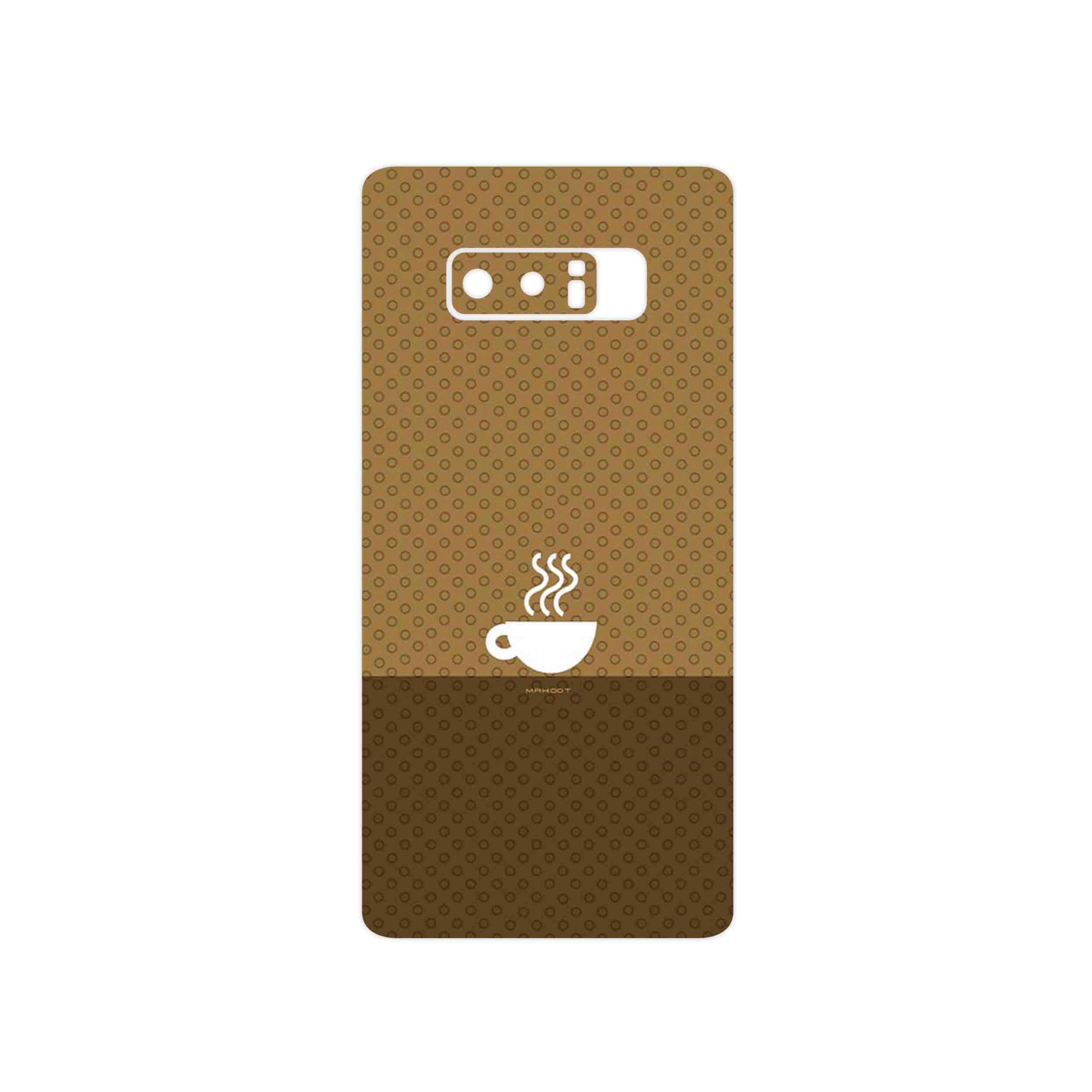 برچسب پوششی ماهوت مدل Minimal Cup of Coffee Icon مناسب برای گوشی موبایل سامسونگ Galaxy Note 8