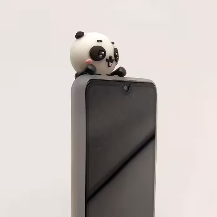 کاور مدل پاندا مناسب برای گوشی موبایل سامسونگ Galaxy A73 5G به همراه پایه نگهدارنده