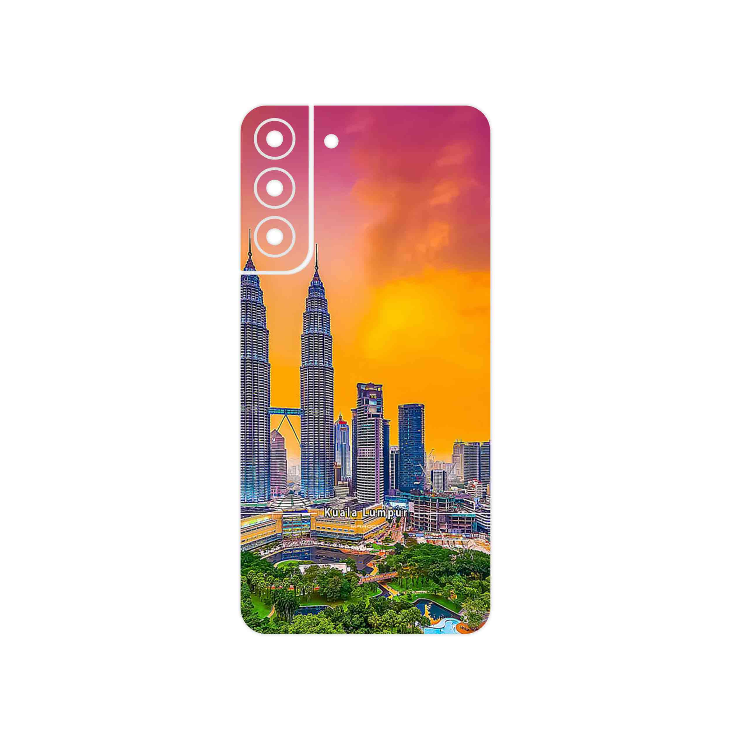 برچسب پوششی ماهوت مدل City of Kuala Lumpur مناسب برای گوشی موبایل سامسونگ Galaxy S22 Plus 5G