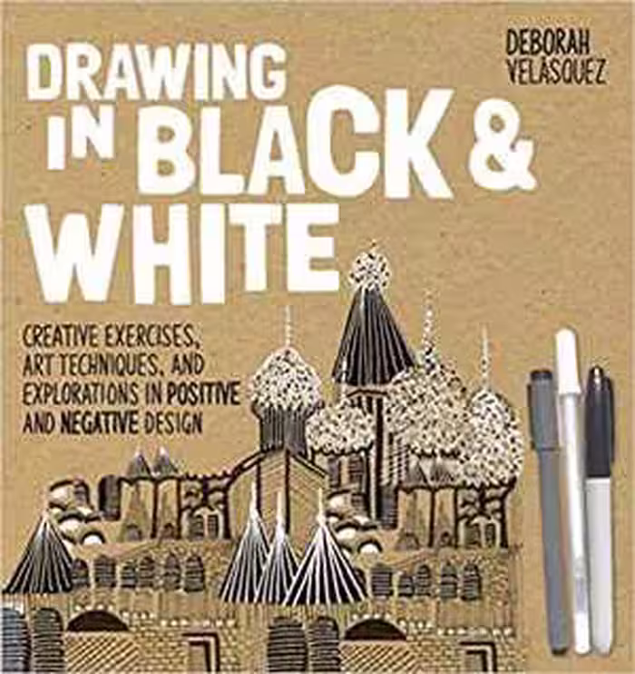 󾕇 دانلود کتاب Drawing In Black &amp; White - Creative Exercises, Art Techniques, And Explorations In Positive And Negative Design, 2016 - دانلود کتاب های دانشگاهی