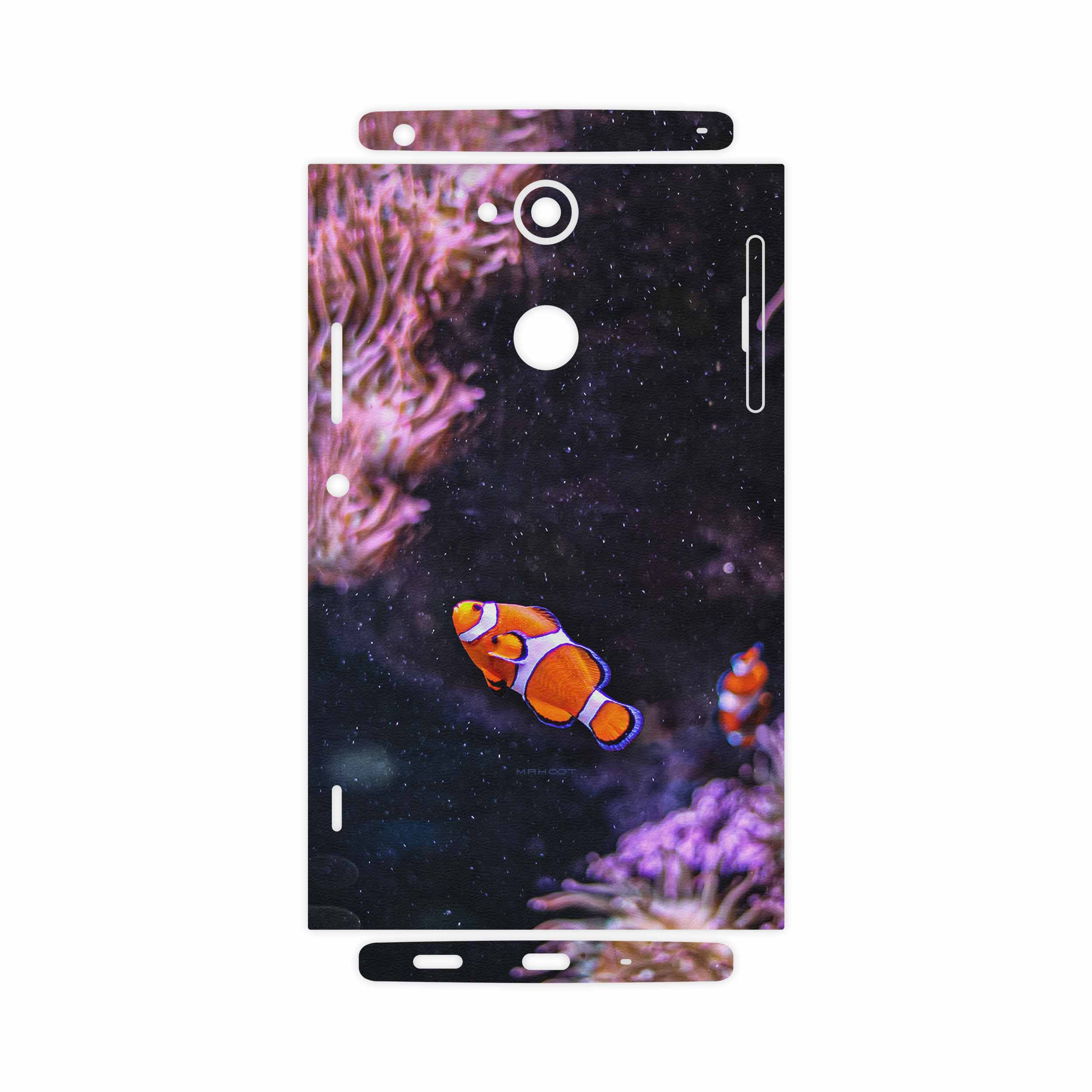 برچسب پوششی ماهوت مدل Clownfish-FullSkin مناسب برای گوشی موبایل سونی Xperia XA2