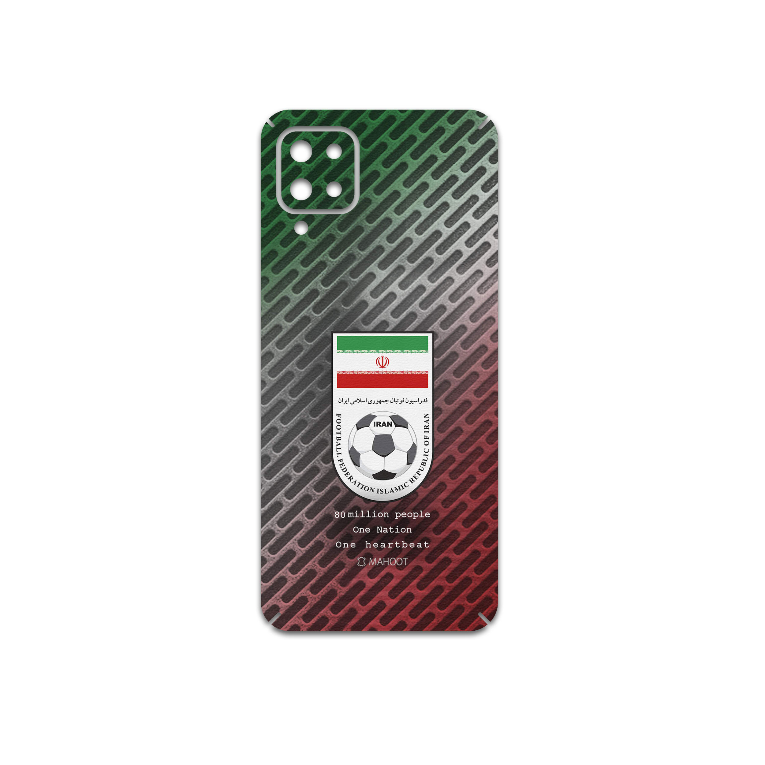 برچسب پوششی ماهوت مدل Iran-National-Football-Team مناسب برای گوشی موبایل سامسونگ Galaxy A12