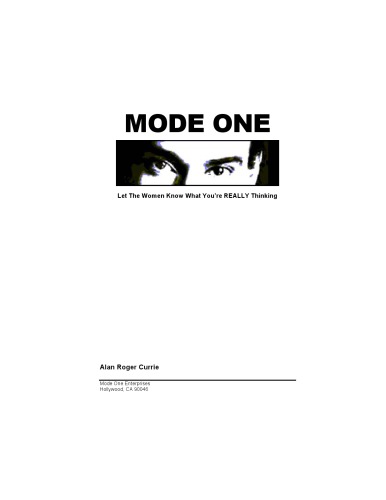 خرید و دانلود نسخه کامل کتاب Mode One: Let the Women Know What You' re REALLY Thinking - PDF