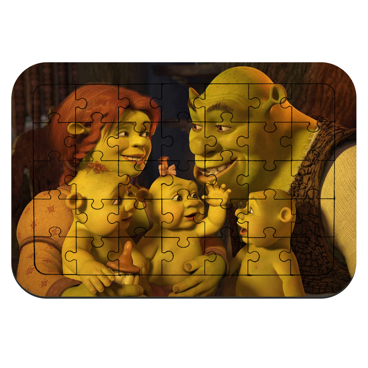 ازل 35 تکه طرح انیمیشن شرک مدل NI489