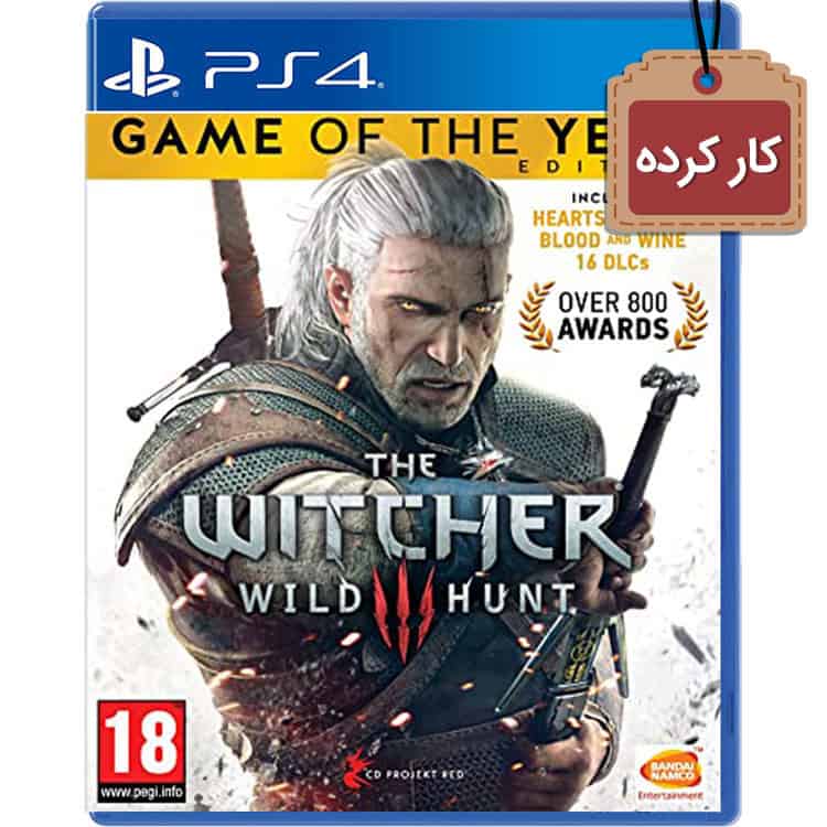 دیسک بازی The Witcher 3: Wild Hunt Game of The Year کارکرده – مخصوص PS4